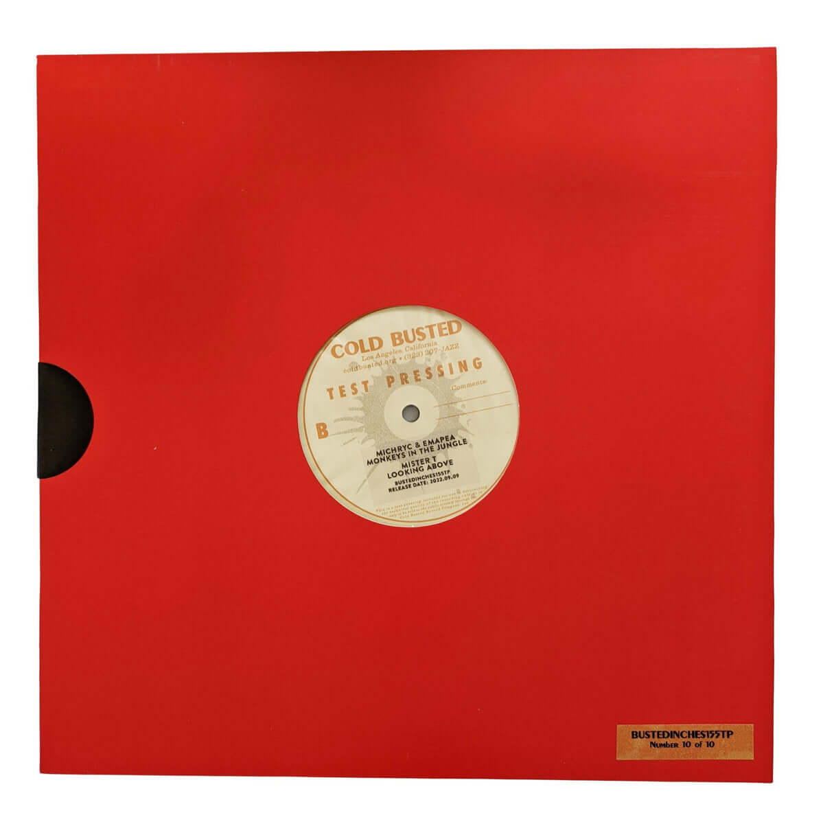 Various Artists - Top 4 - Limited Edition 12 Inch Vinyl Test Pressing - Cold Busted