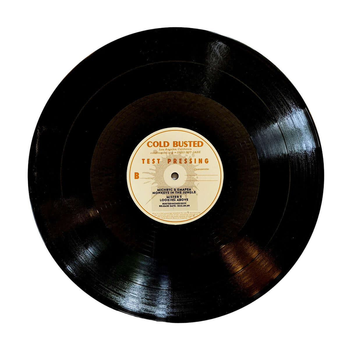 Various Artists - Top 4 - Limited Edition 12 Inch Vinyl Test Pressing - Cold Busted