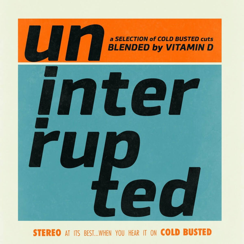 Various Artists - Uninterrupted - Blended By Vitamin D - Limited Edition Compact Disc - Cold Busted