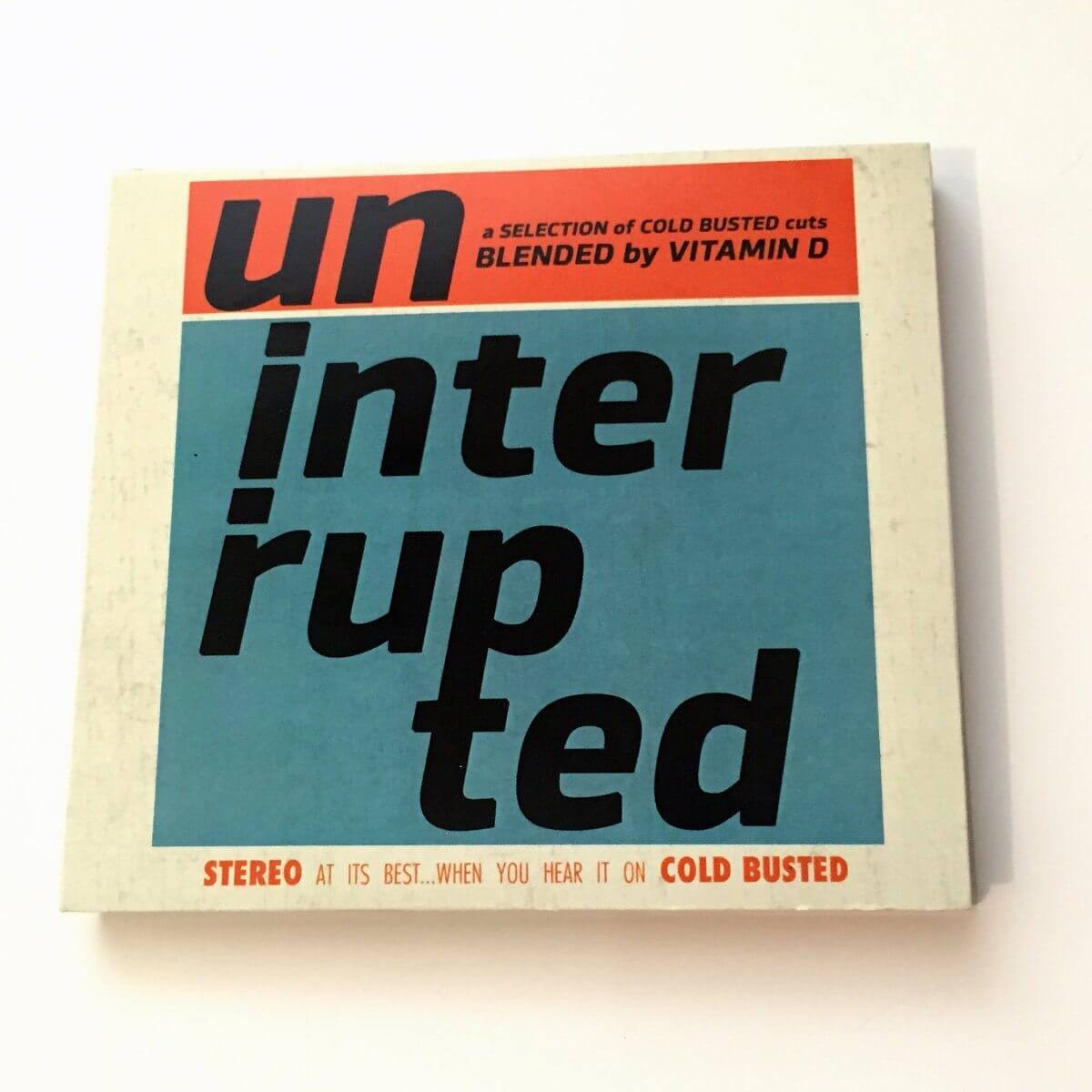 Various Artists - Uninterrupted - Blended By Vitamin D - Limited Edition Compact Disc - Cold Busted