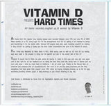 Vitamin D - Hard Times - Compact Disc - Cold Busted